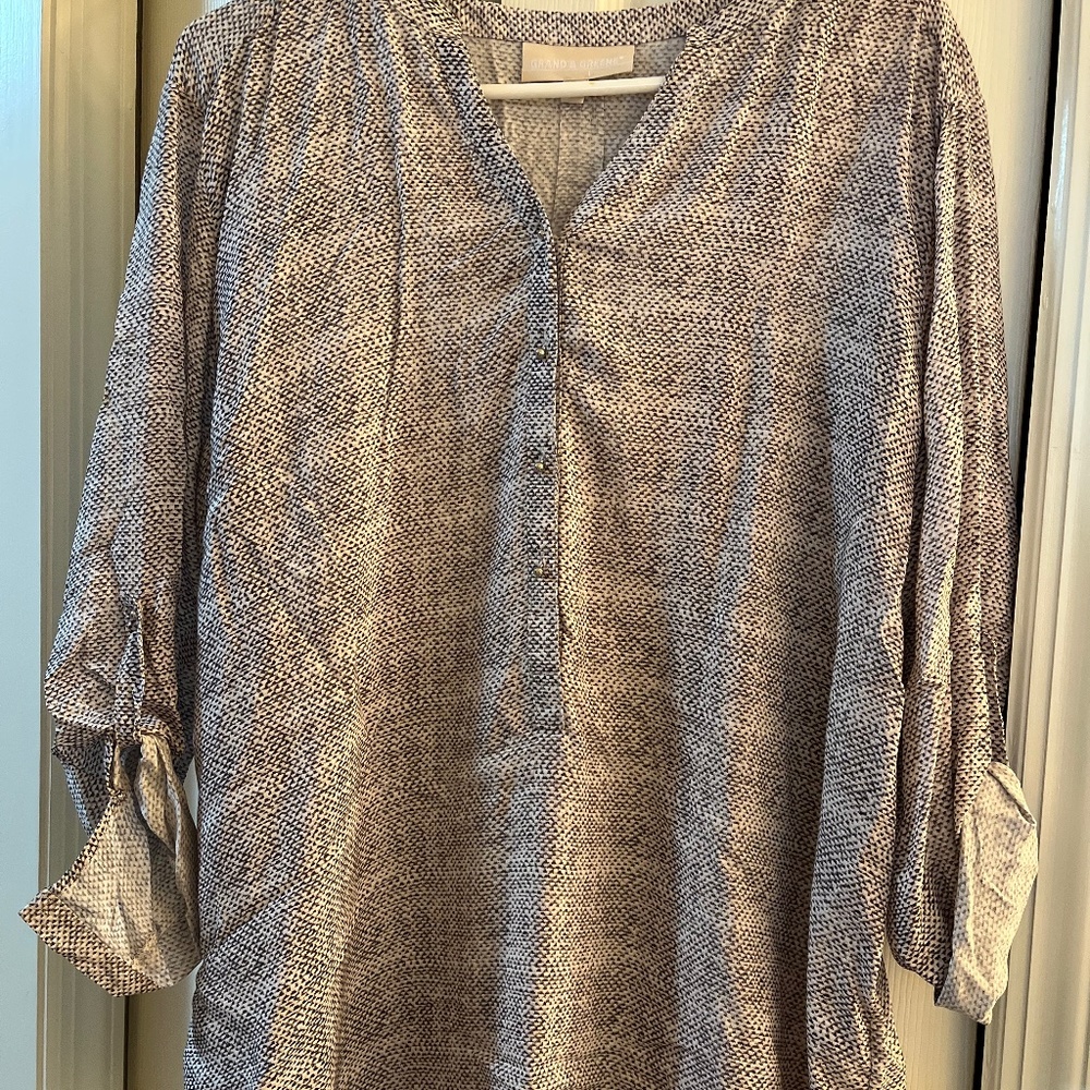 Grand & Greene long sleeve blouse L